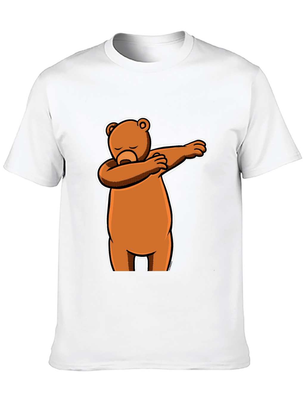 Dabbing Bear Black T-Shirt - Fun Cartoon Graphic Tee