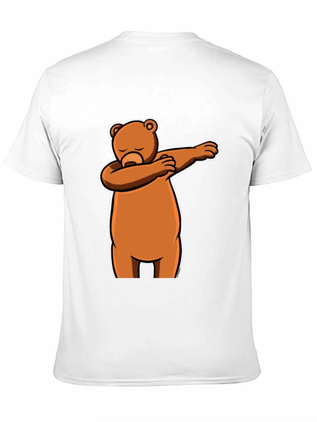 Dabbing Bear Black T-Shirt - Fun Cartoon Graphic Tee