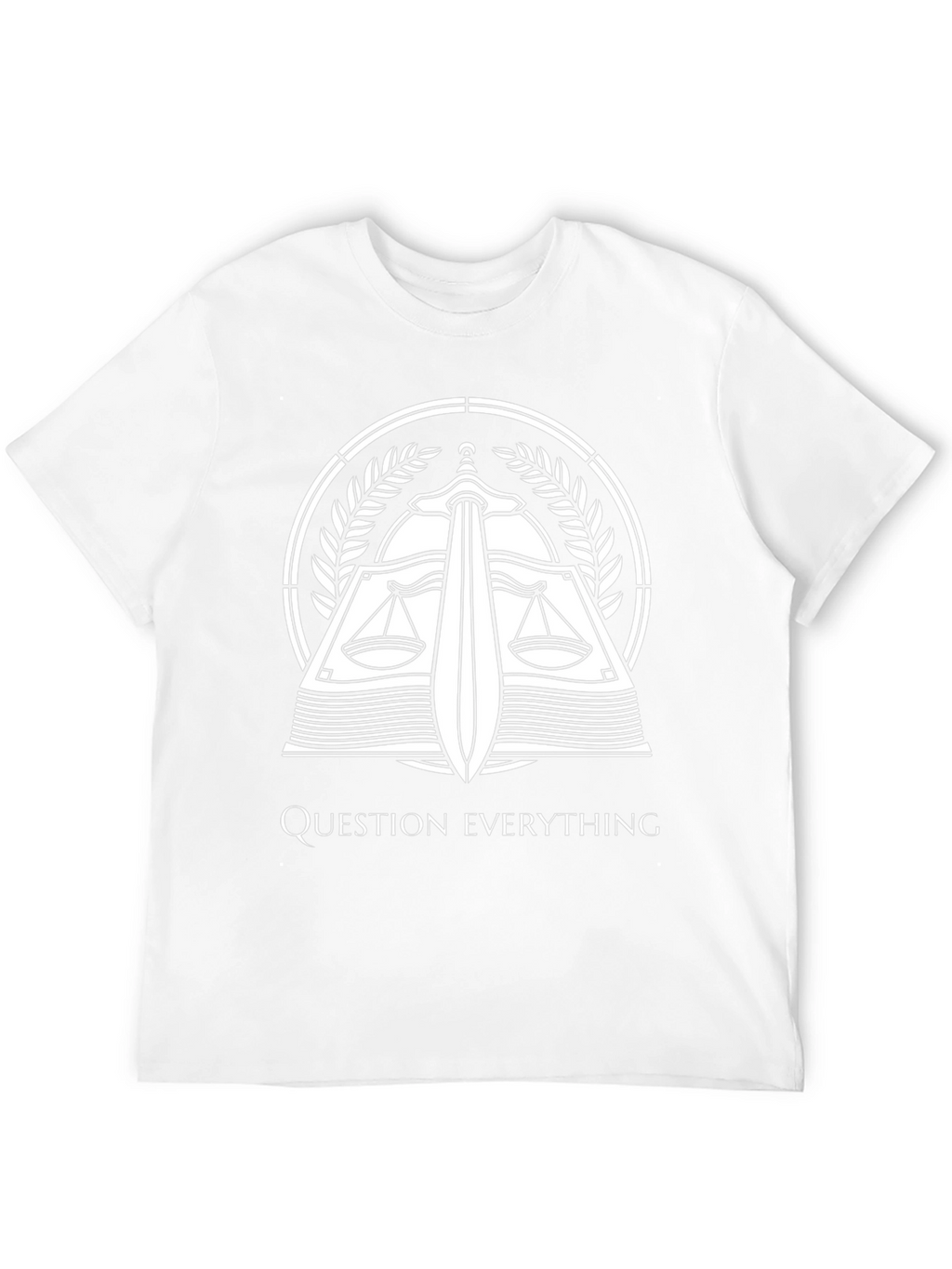 Question Everything Graphic Tee - Black Cotton
