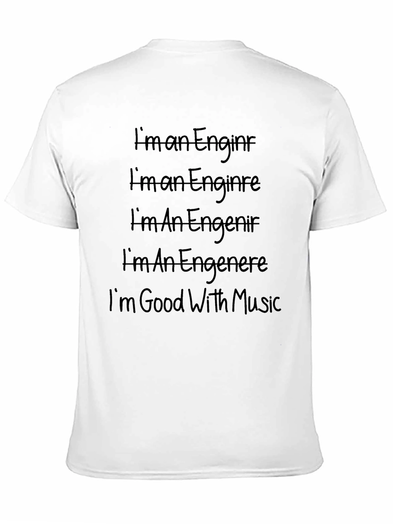 Funny Engineering & Music T-Shirt