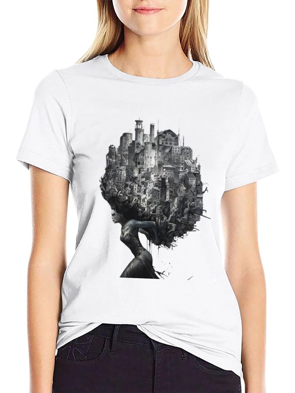 Urban Dreamscape Graphic T-Shirt
