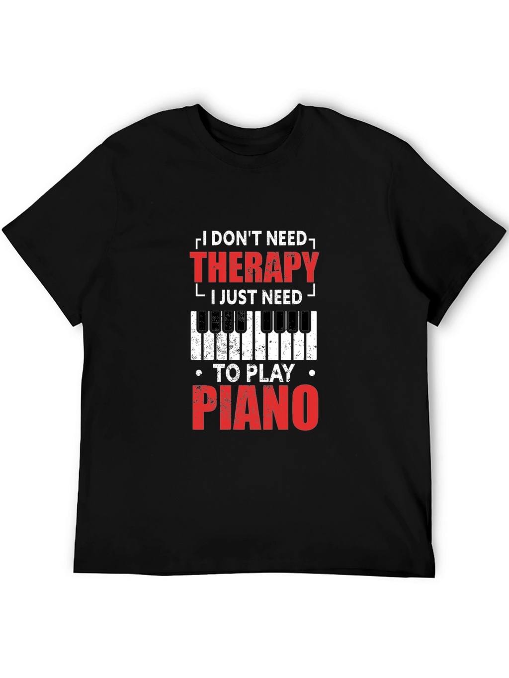 Piano Therapy T-Shirt - Musicians Apparel