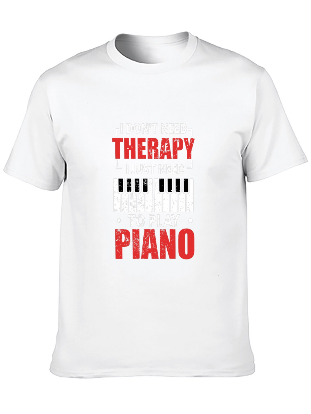 Piano Therapy T-Shirt - Musicians Apparel