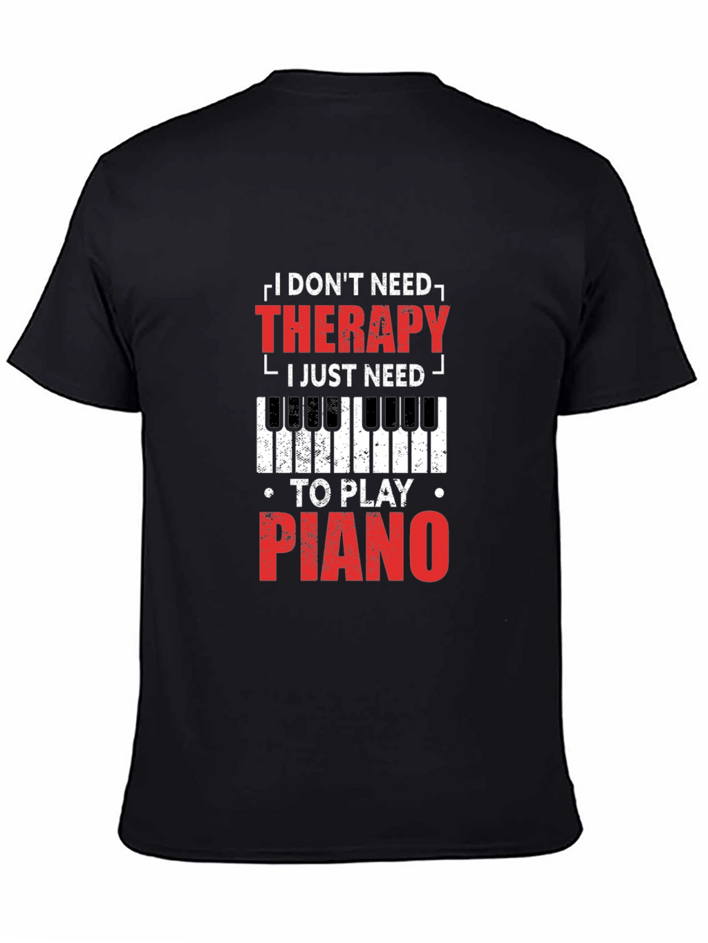 Piano Therapy T-Shirt - Musicians Apparel