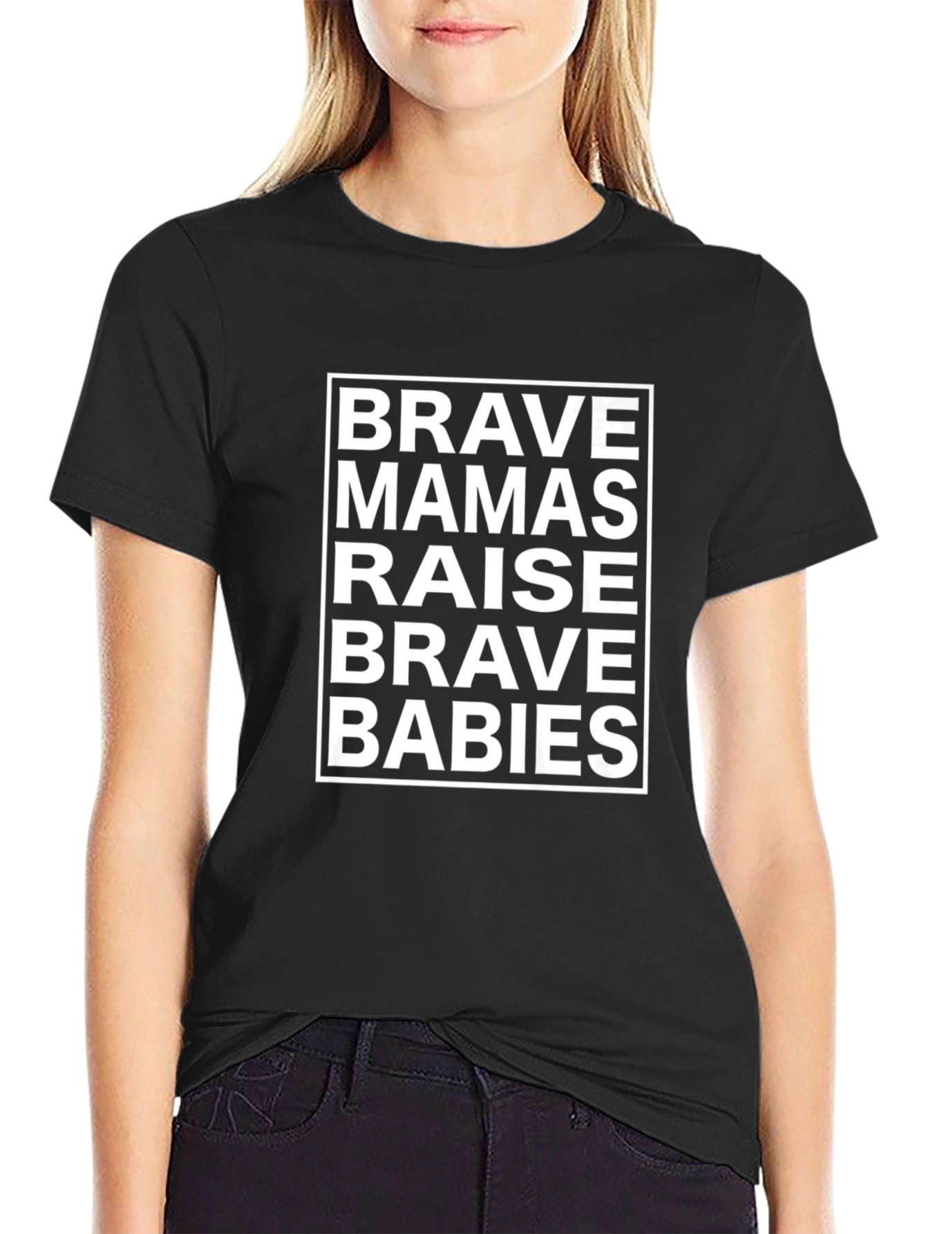 Brave Mamas Raise Brave Babies Graphic Tee