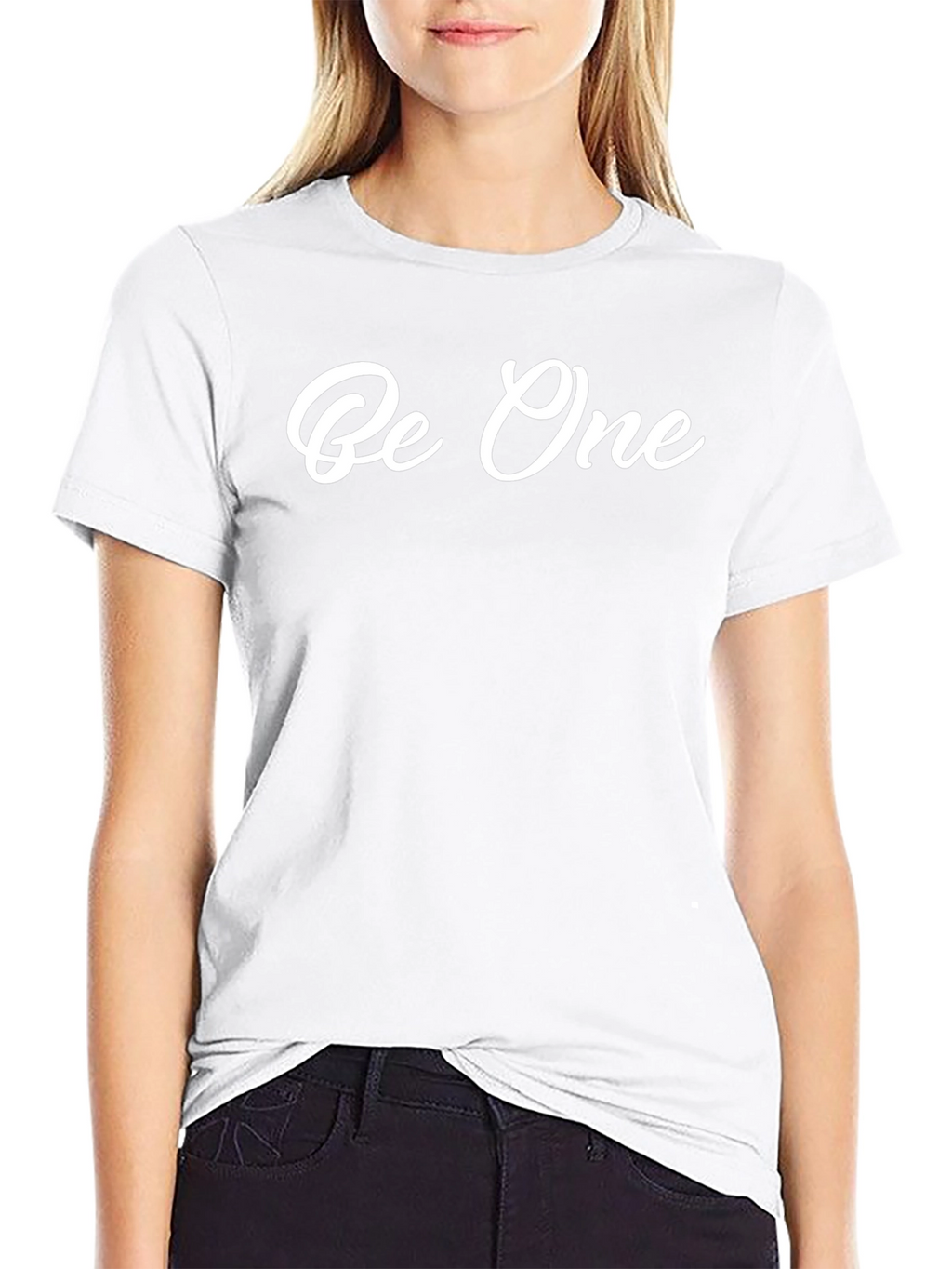 Be One Graphic Print Black T-Shirt