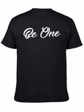 Be One Graphic Print Black T-Shirt