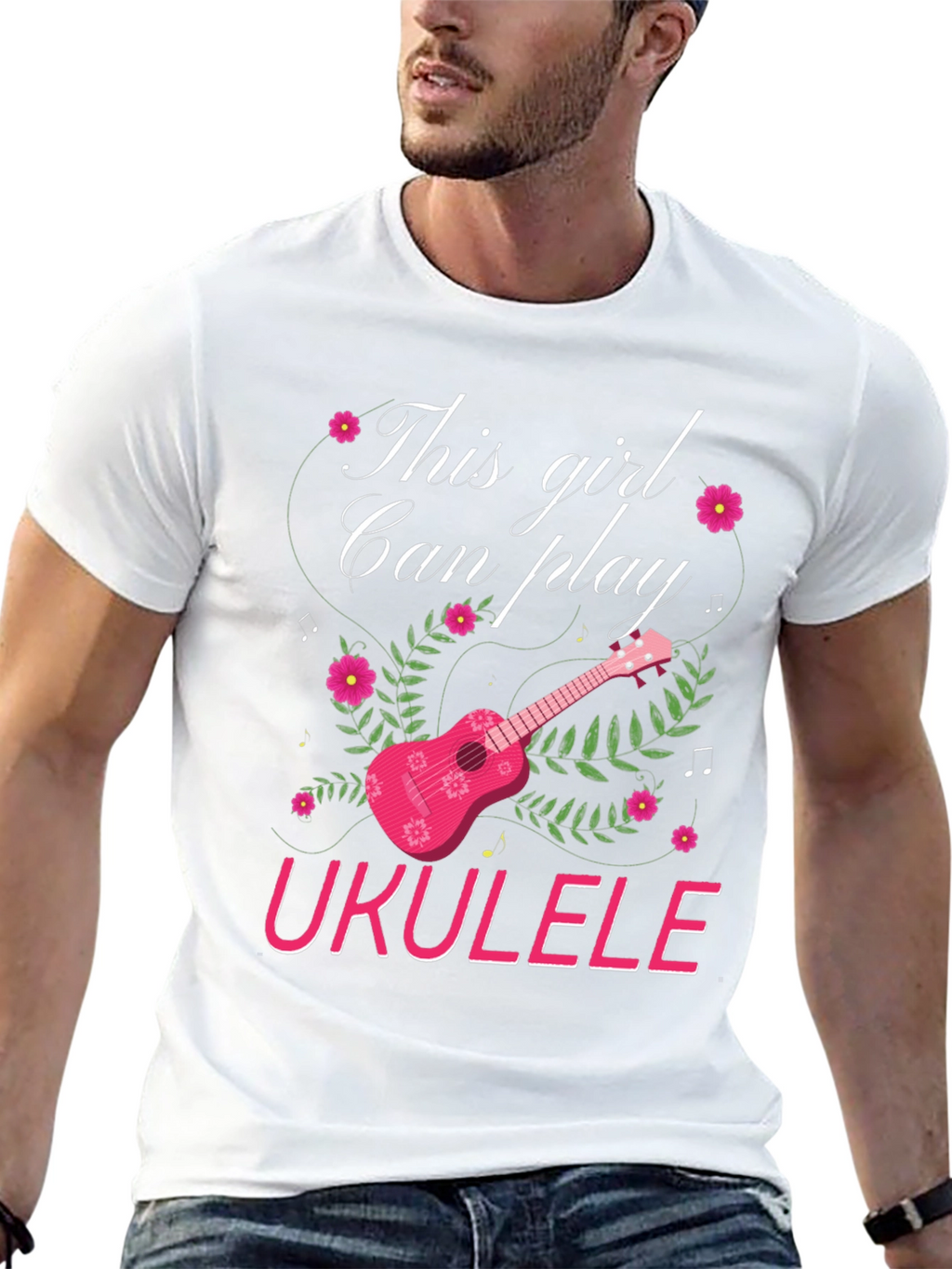 This Girl Can Play Ukulele T-Shirt