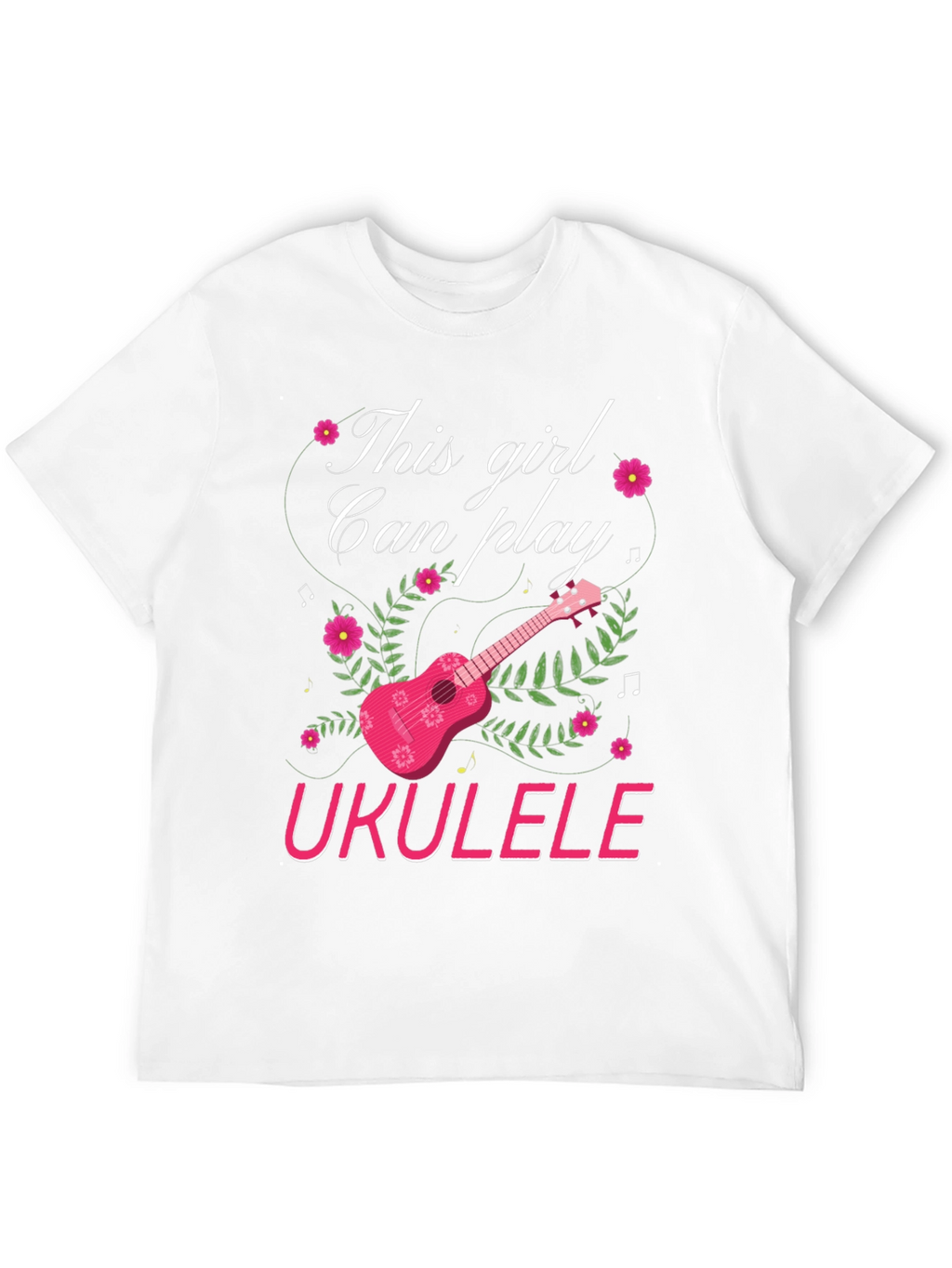 This Girl Can Play Ukulele T-Shirt