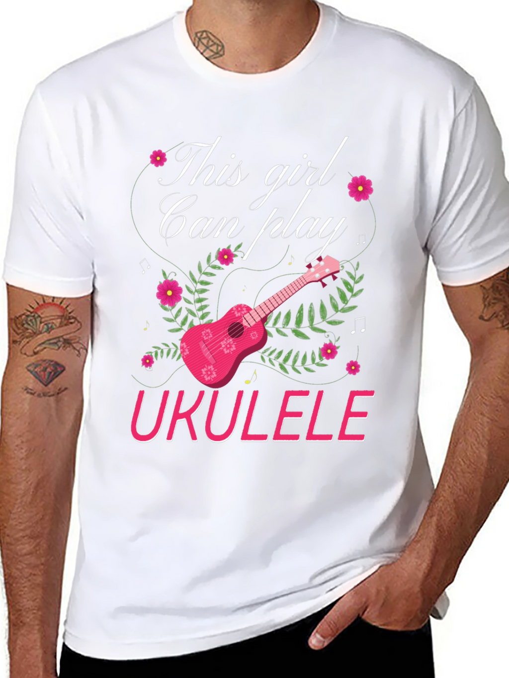 This Girl Can Play Ukulele T-Shirt