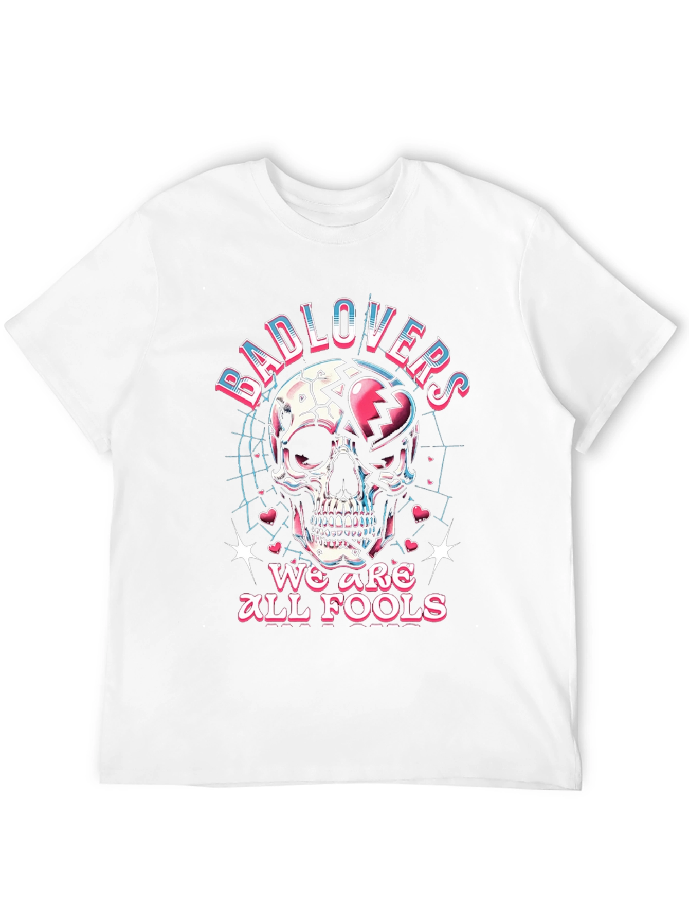 Bad Lovers Skull Graphic T-Shirt