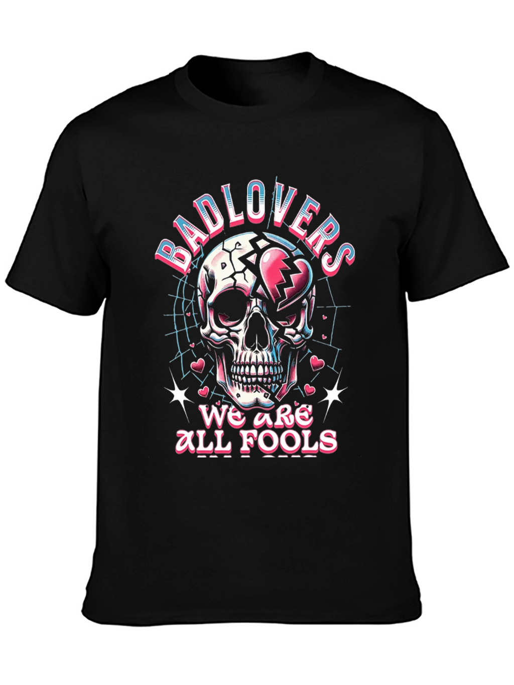 Bad Lovers Skull Graphic T-Shirt