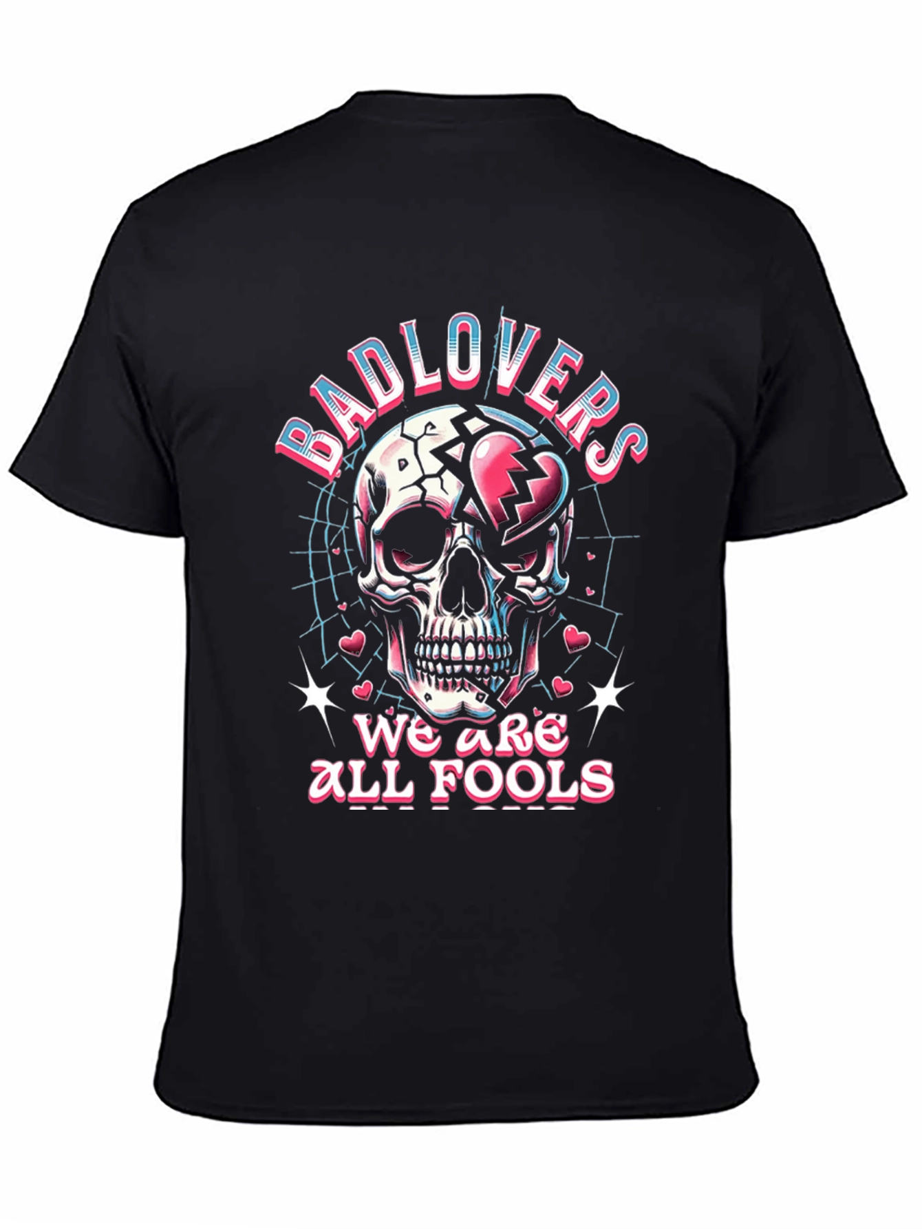 Bad Lovers Skull Graphic T-Shirt