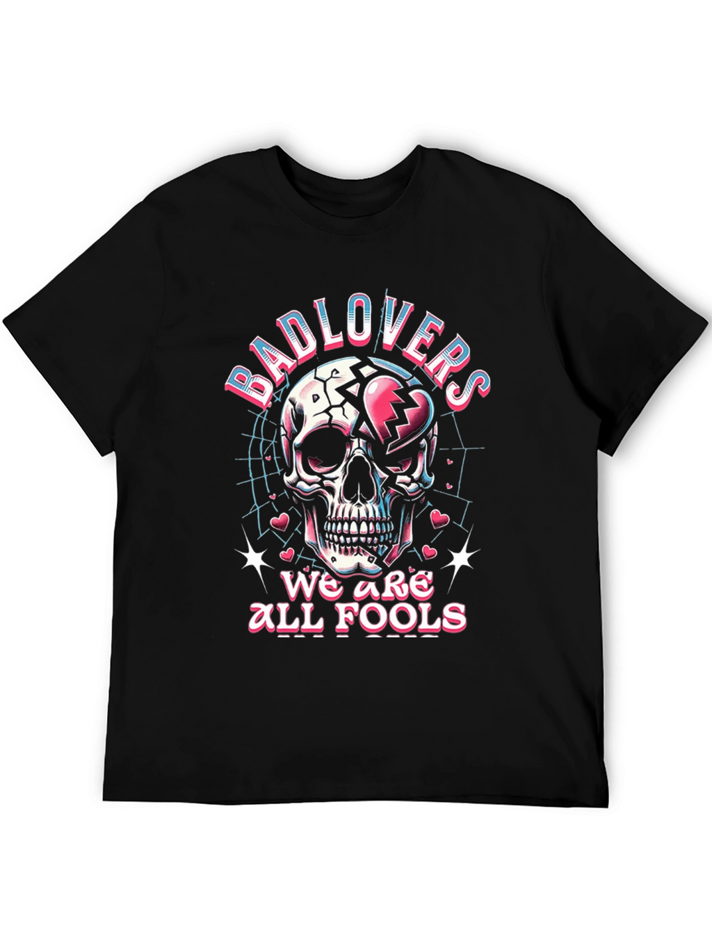 Bad Lovers Skull Graphic T-Shirt