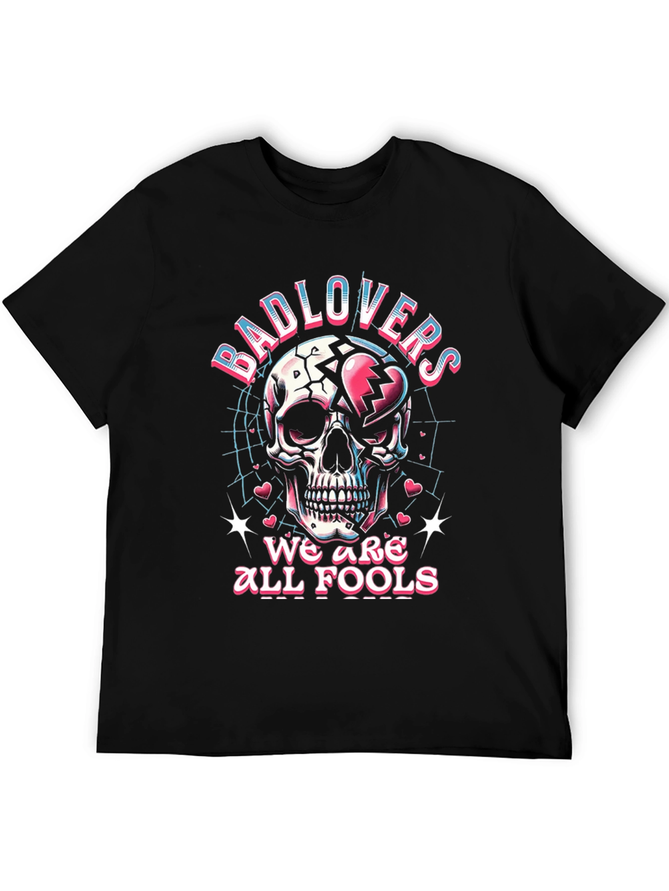 Bad Lovers Skull Graphic T-Shirt