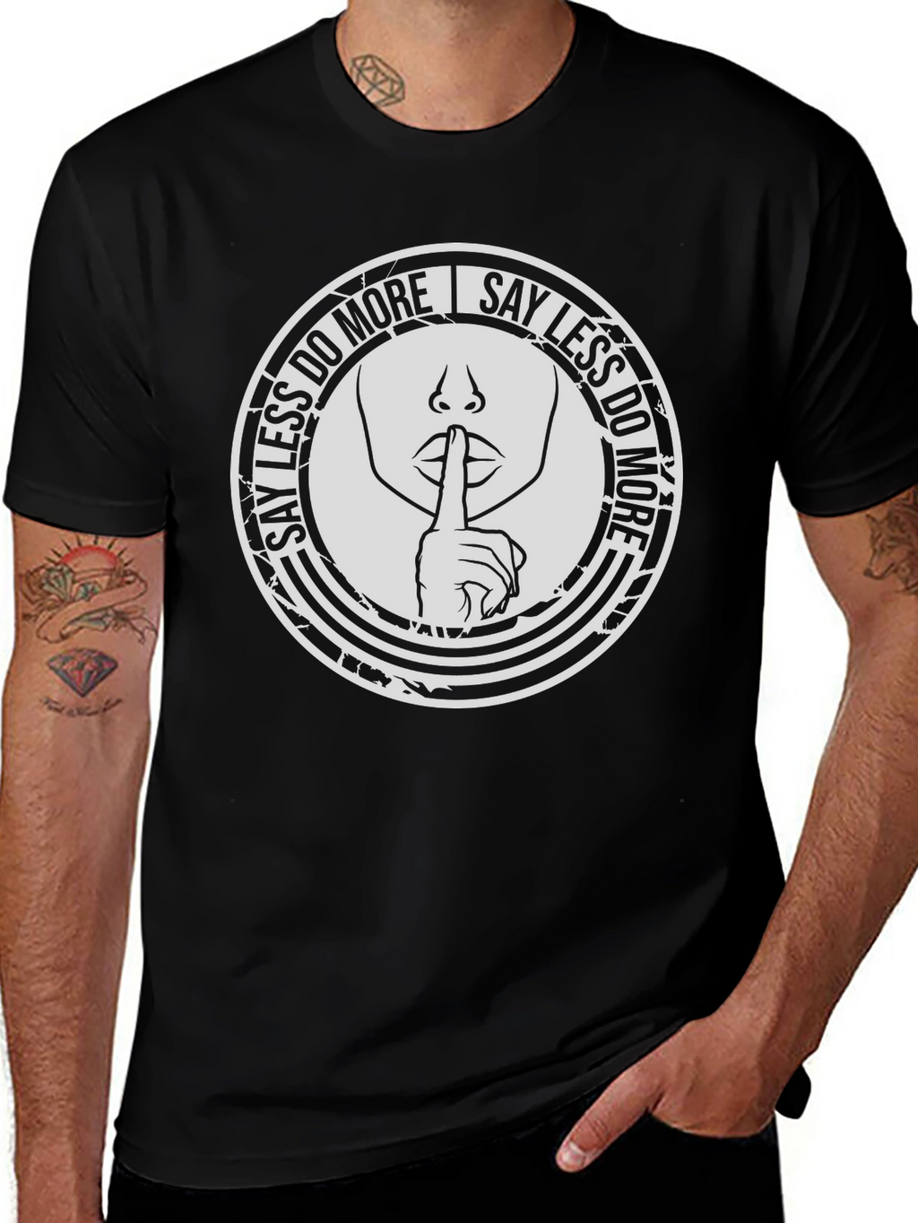 Say Less Do More Graphic T-Shirt