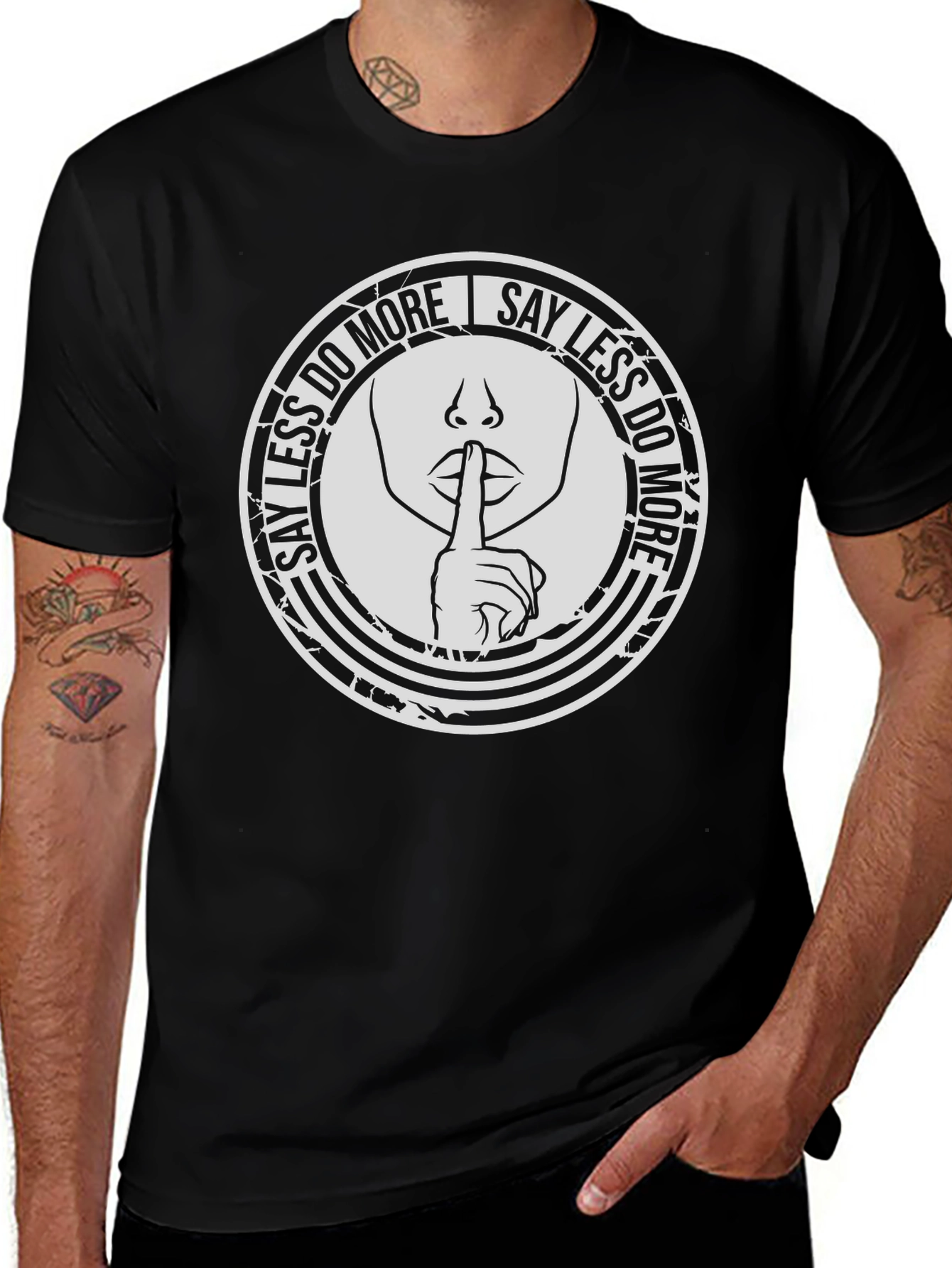 Say Less Do More Graphic T-Shirt