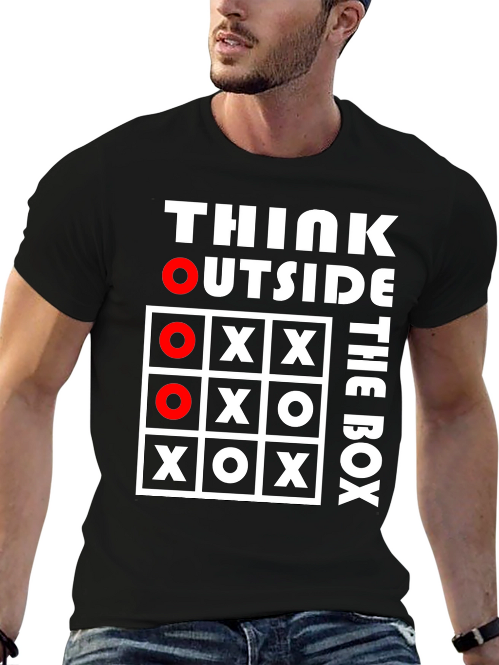 Think Outside the Box T-Shirt Graphic Tee