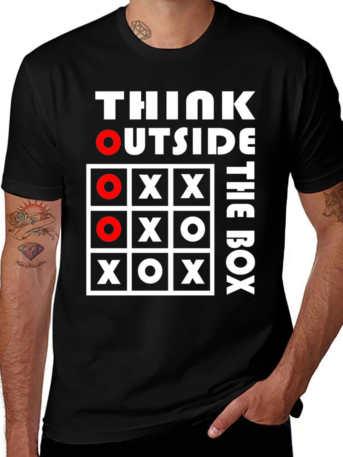 Think Outside the Box T-Shirt Graphic Tee