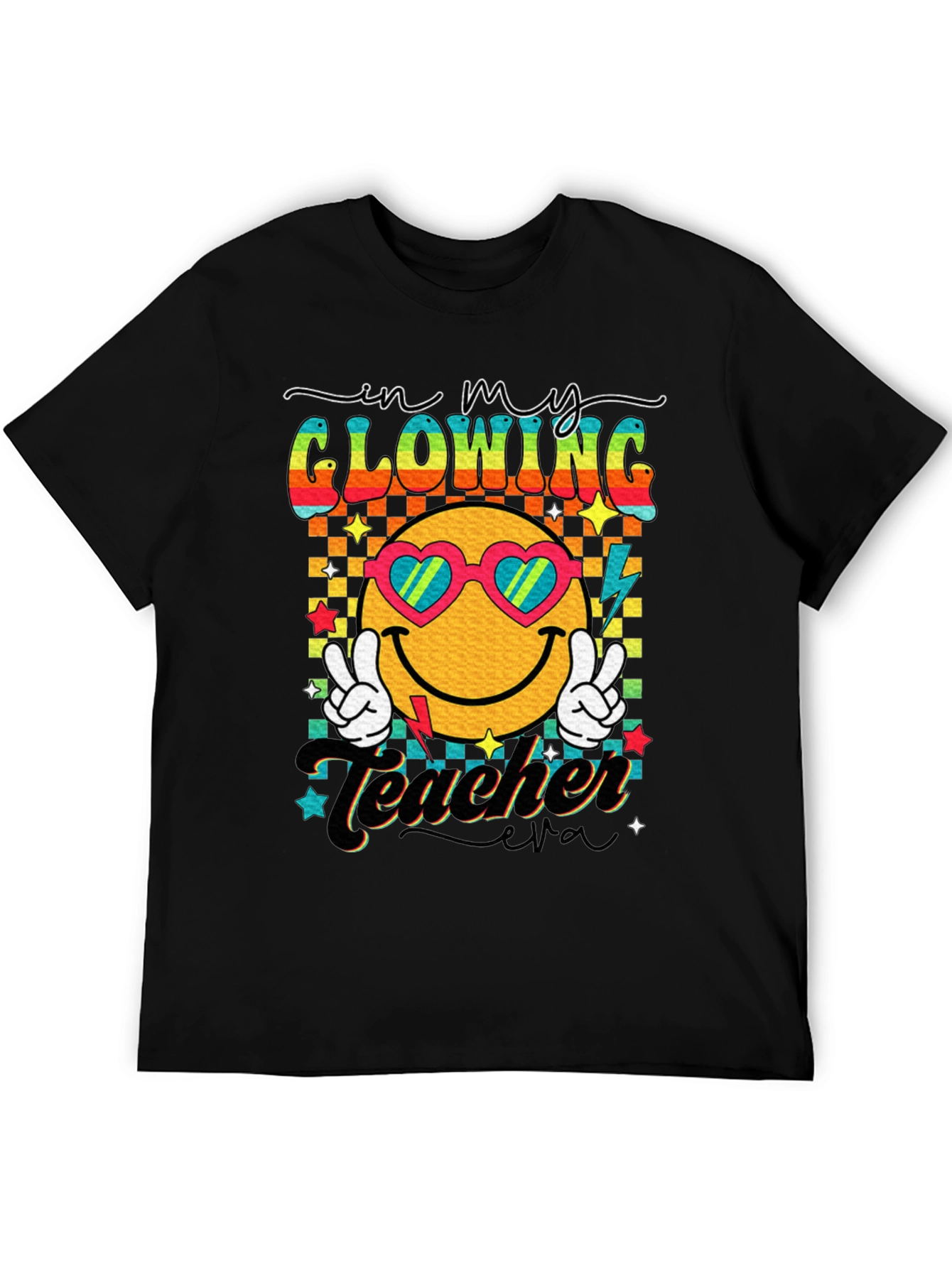 Glowing Teacher Retro T-Shirt