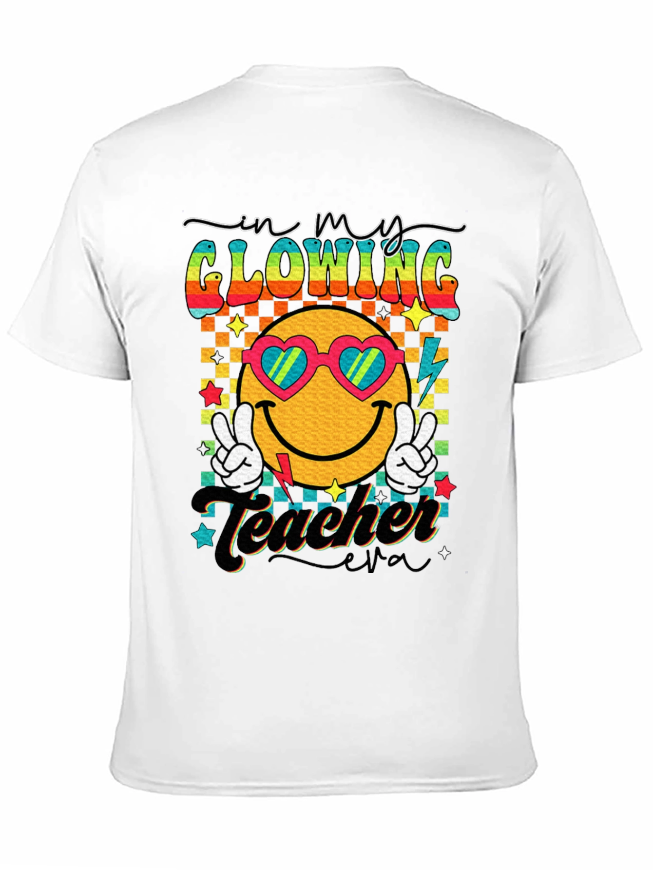 Glowing Teacher Retro T-Shirt