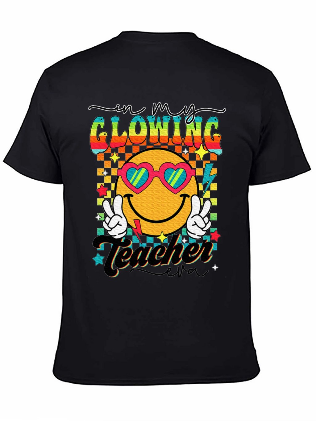 Glowing Teacher Retro T-Shirt