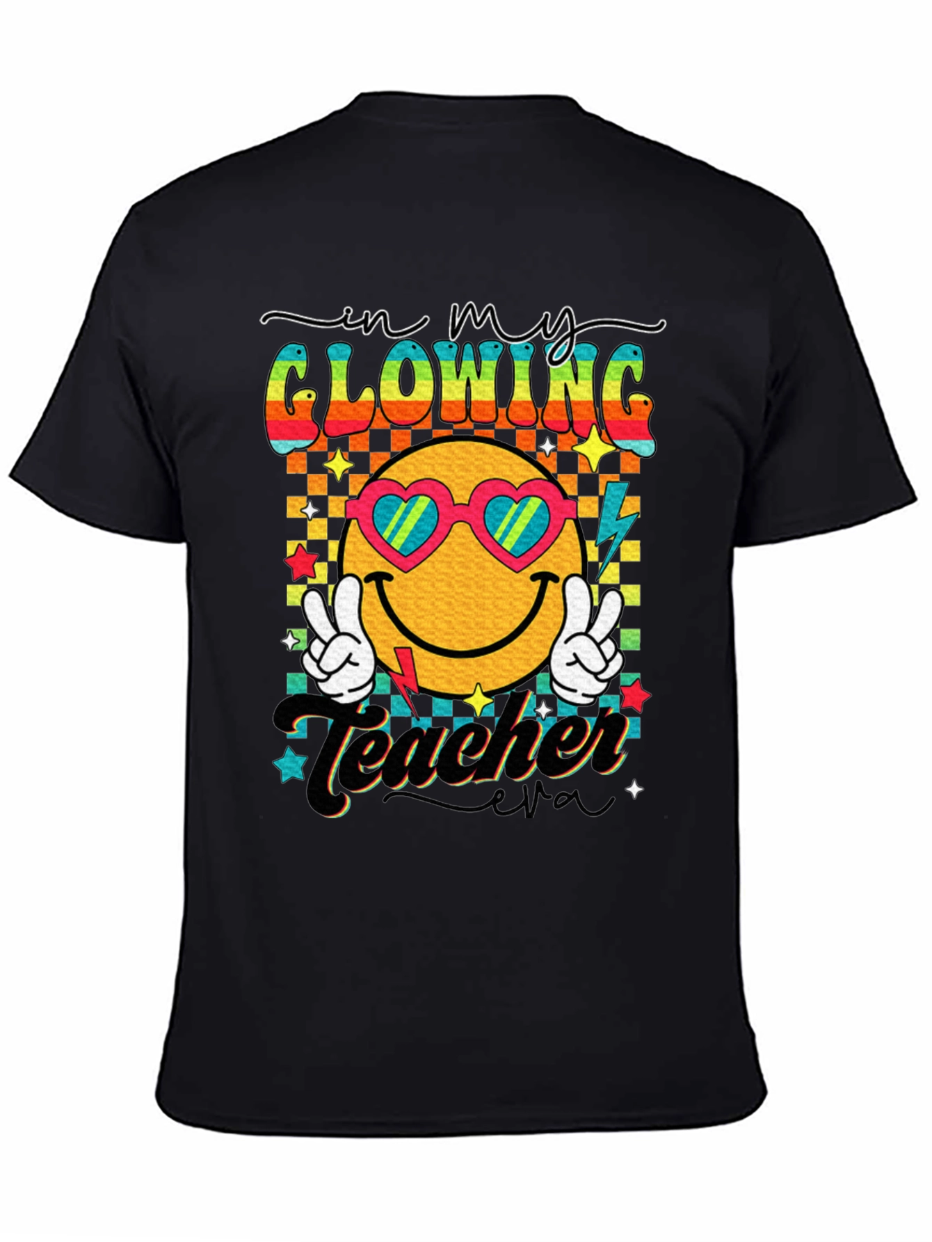 Glowing Teacher Retro T-Shirt