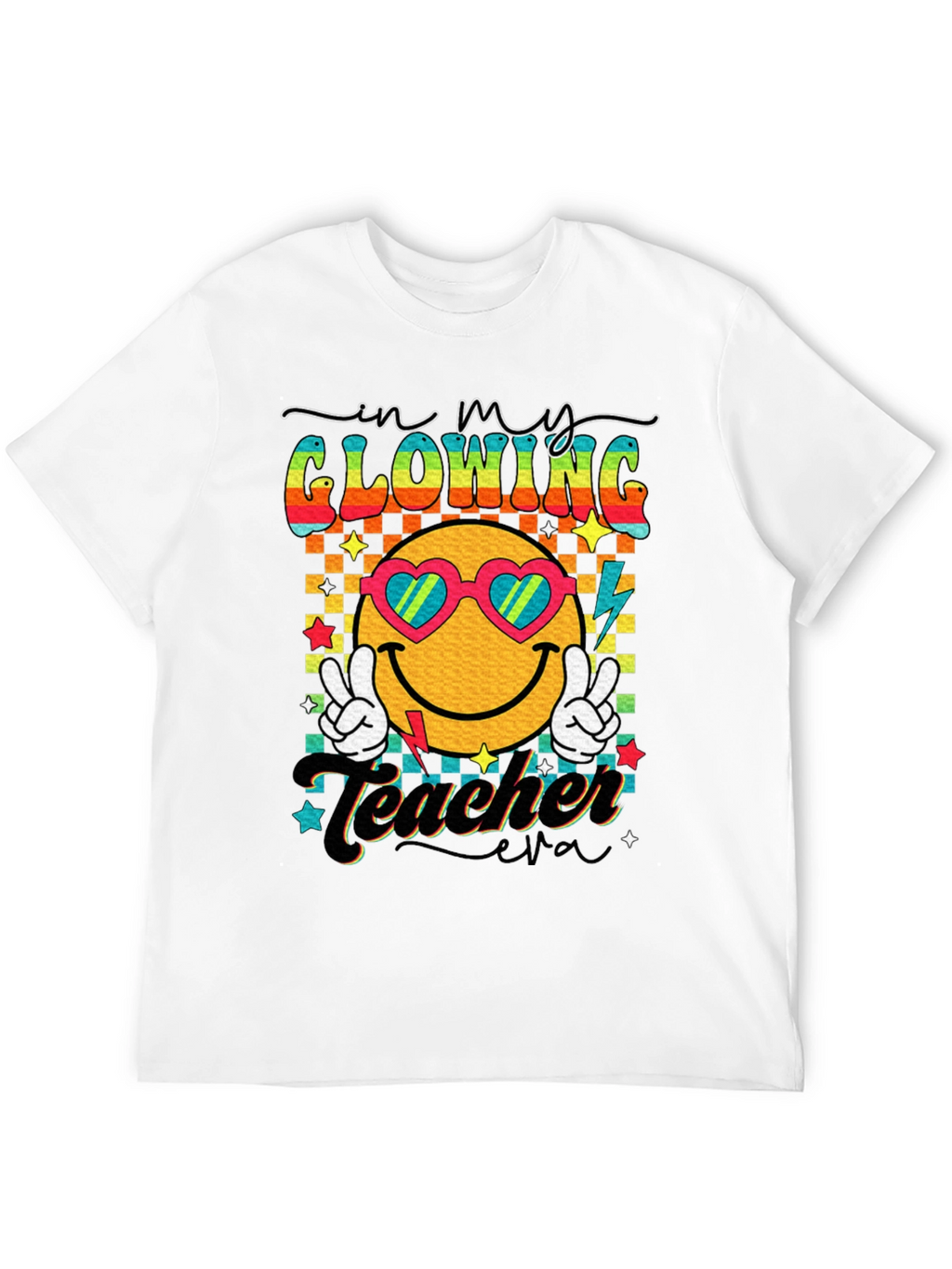 Glowing Teacher Retro T-Shirt