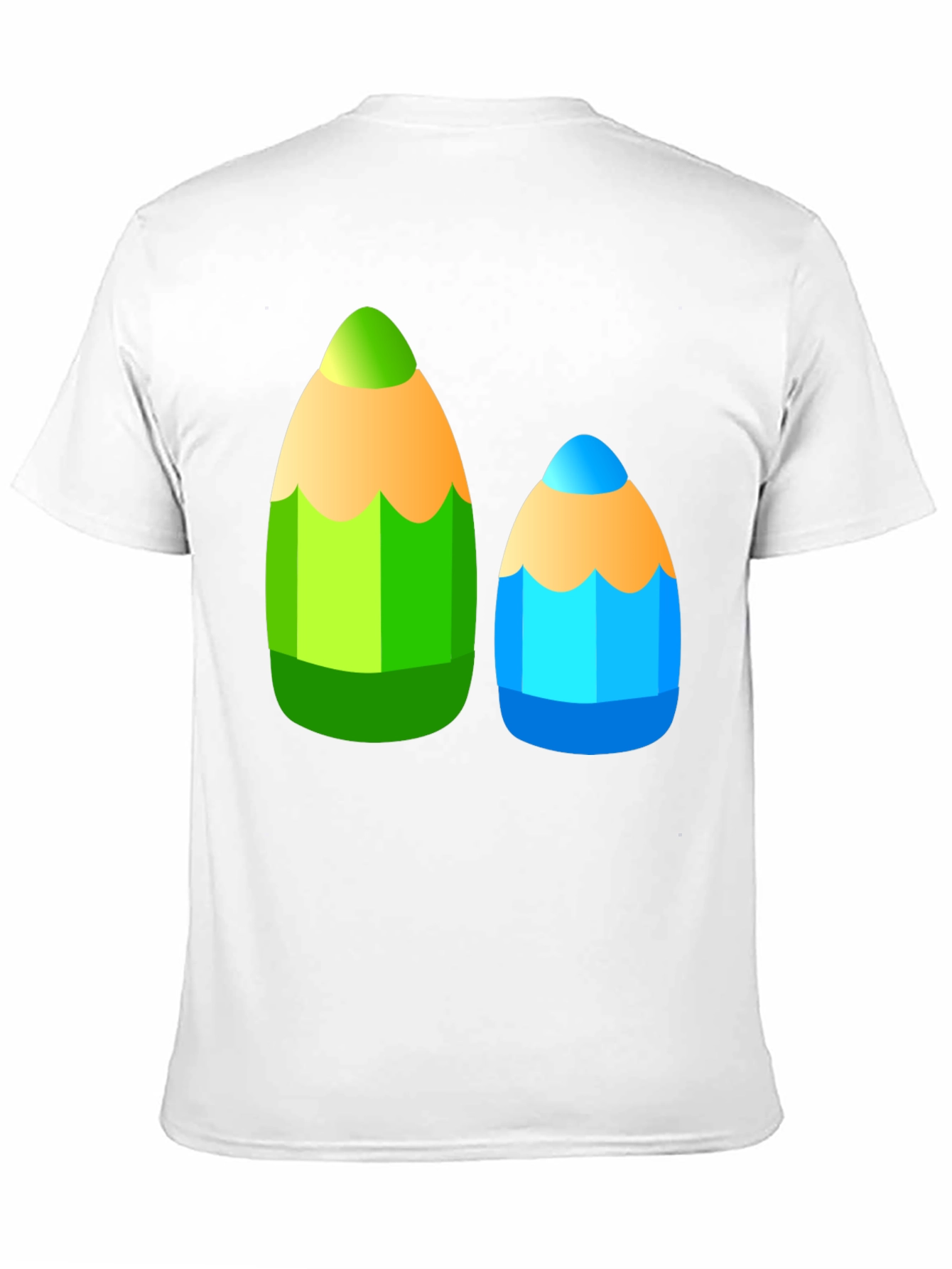 Fun Pencil Graphic Tee - Black Cotton T-Shirt