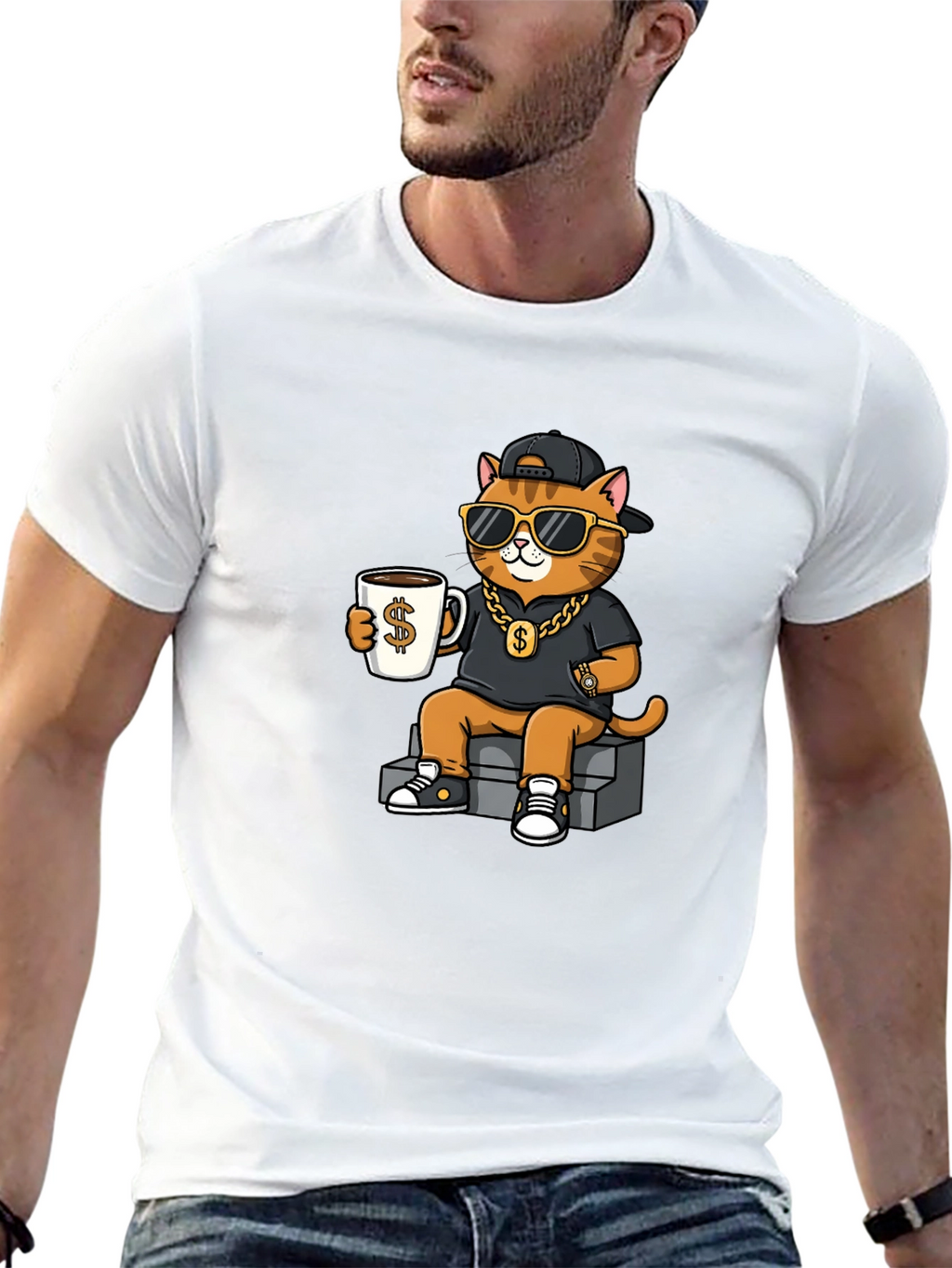 Cool Cat Black T-Shirt