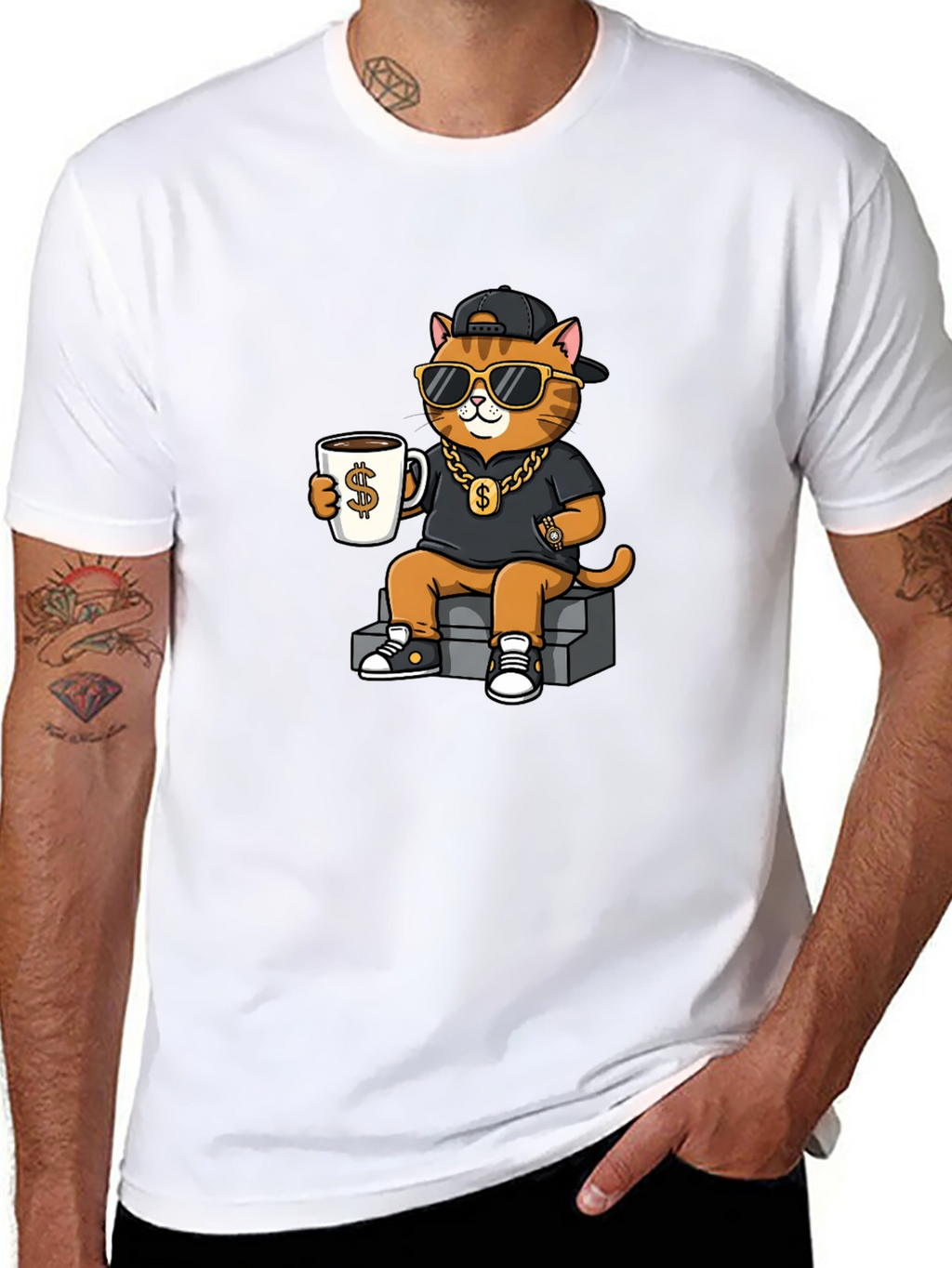 Cool Cat Black T-Shirt