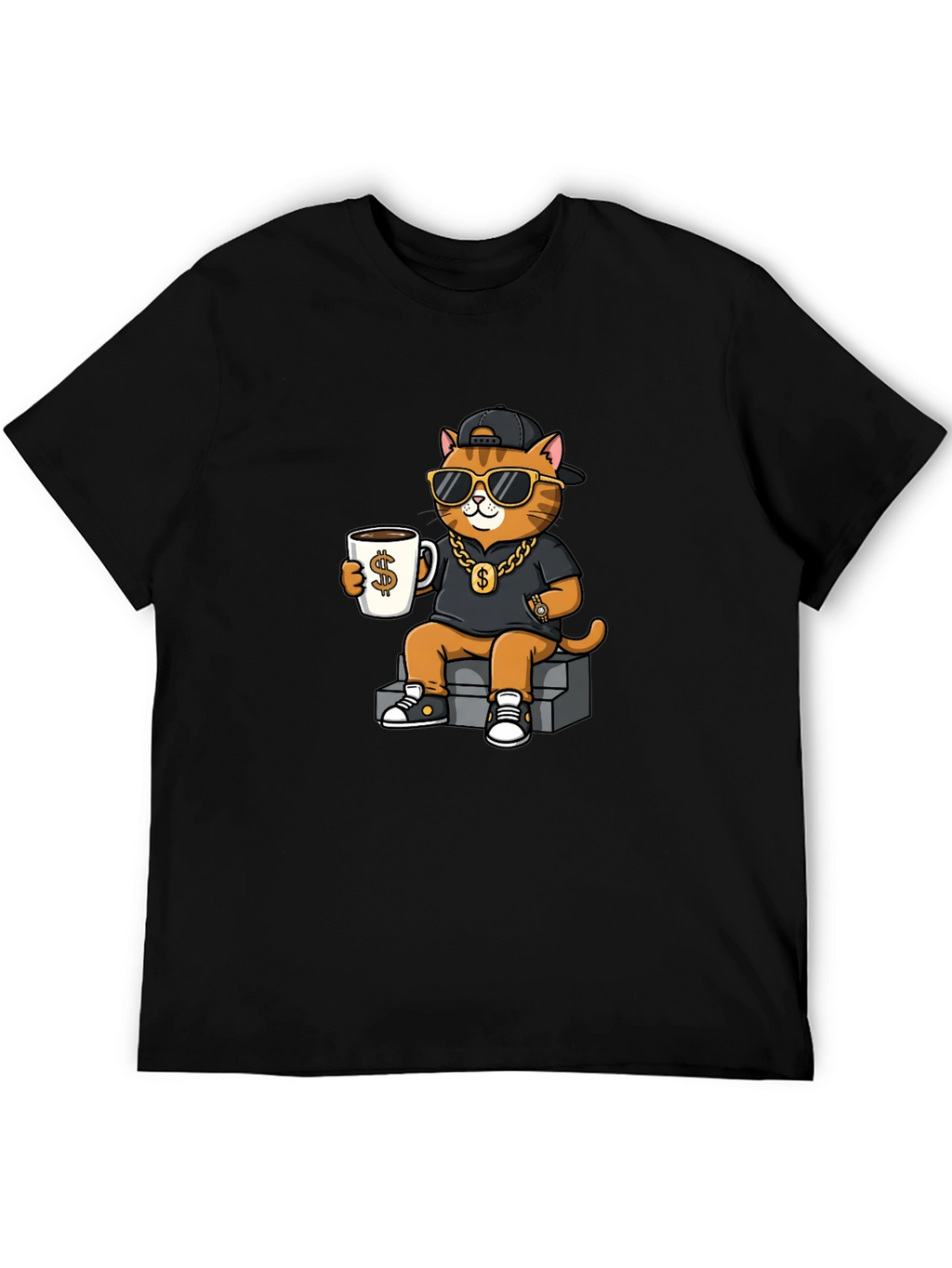 Cool Cat Black T-Shirt