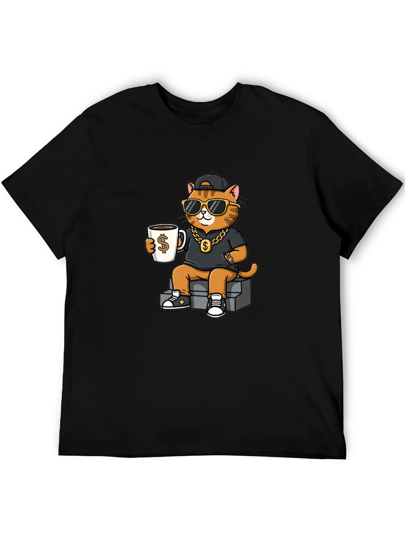 Cool Cat Black T-Shirt