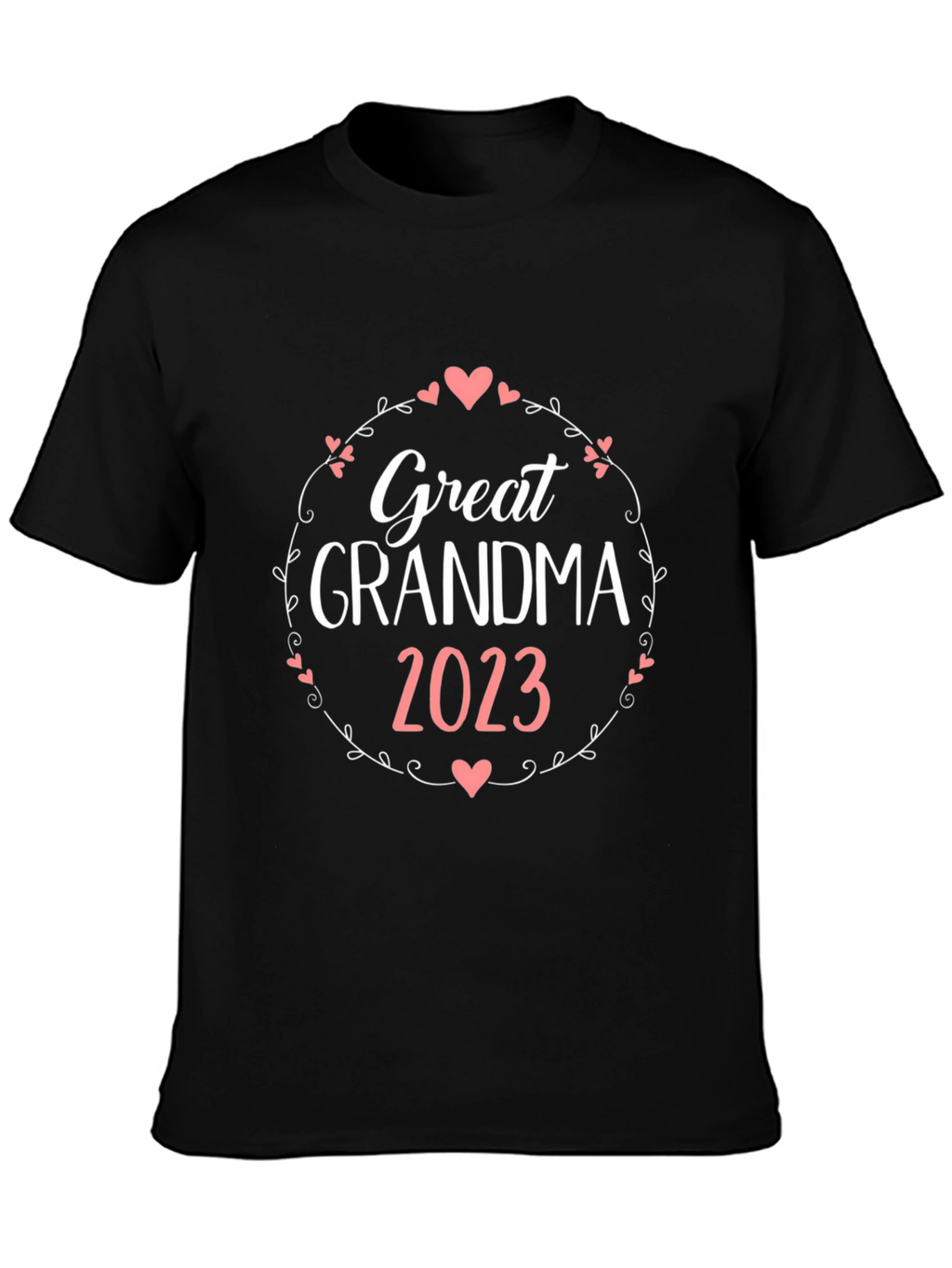 Great Grandma 2023 Black T-Shirt