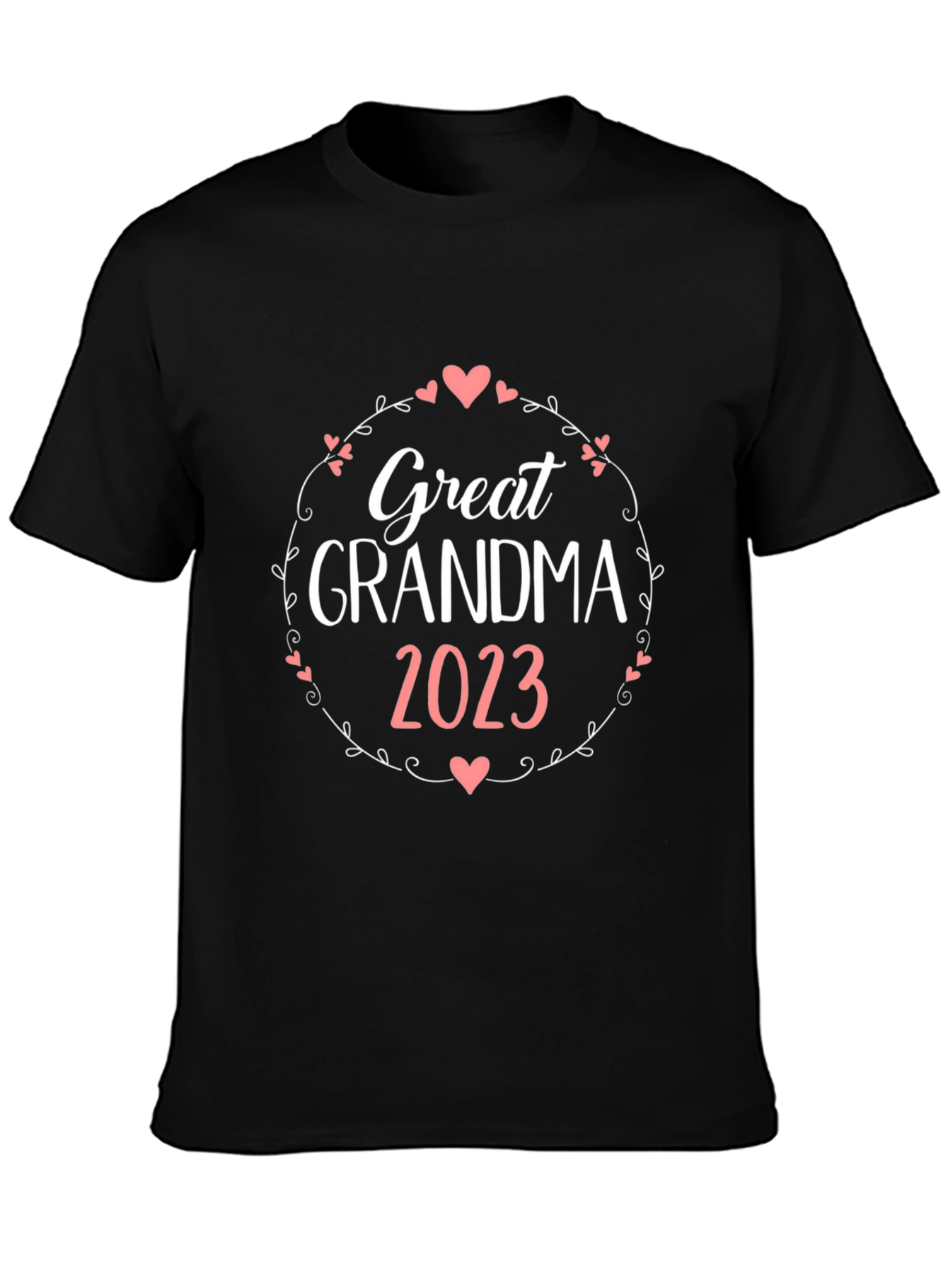 Great Grandma 2023 Black T-Shirt