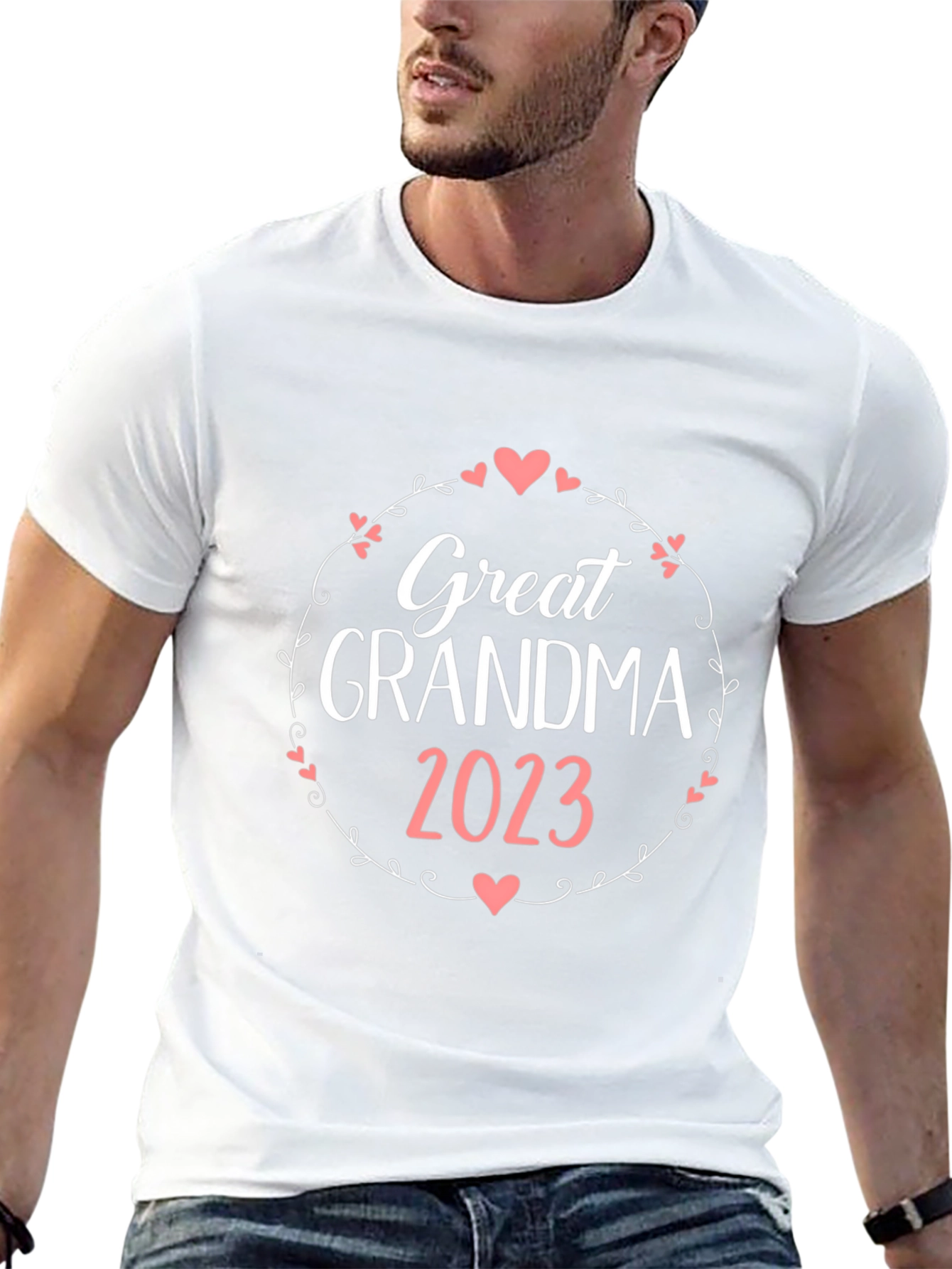 Great Grandma 2023 Black T-Shirt