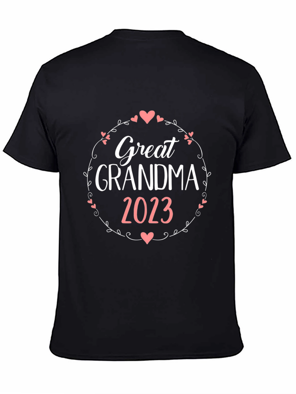 Great Grandma 2023 Black T-Shirt