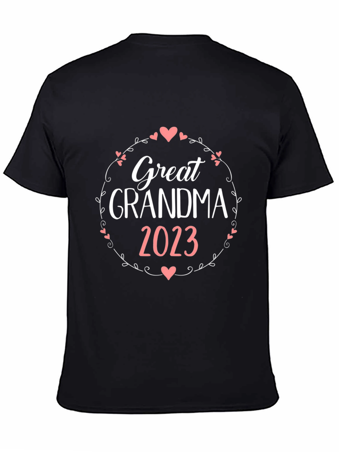 Great Grandma 2023 Black T-Shirt