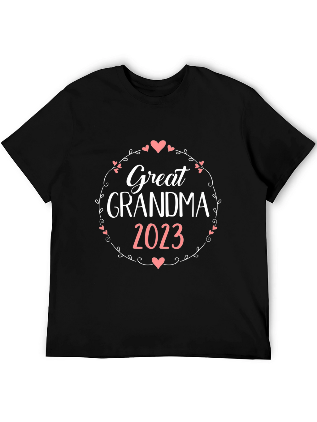 Great Grandma 2023 Black T-Shirt