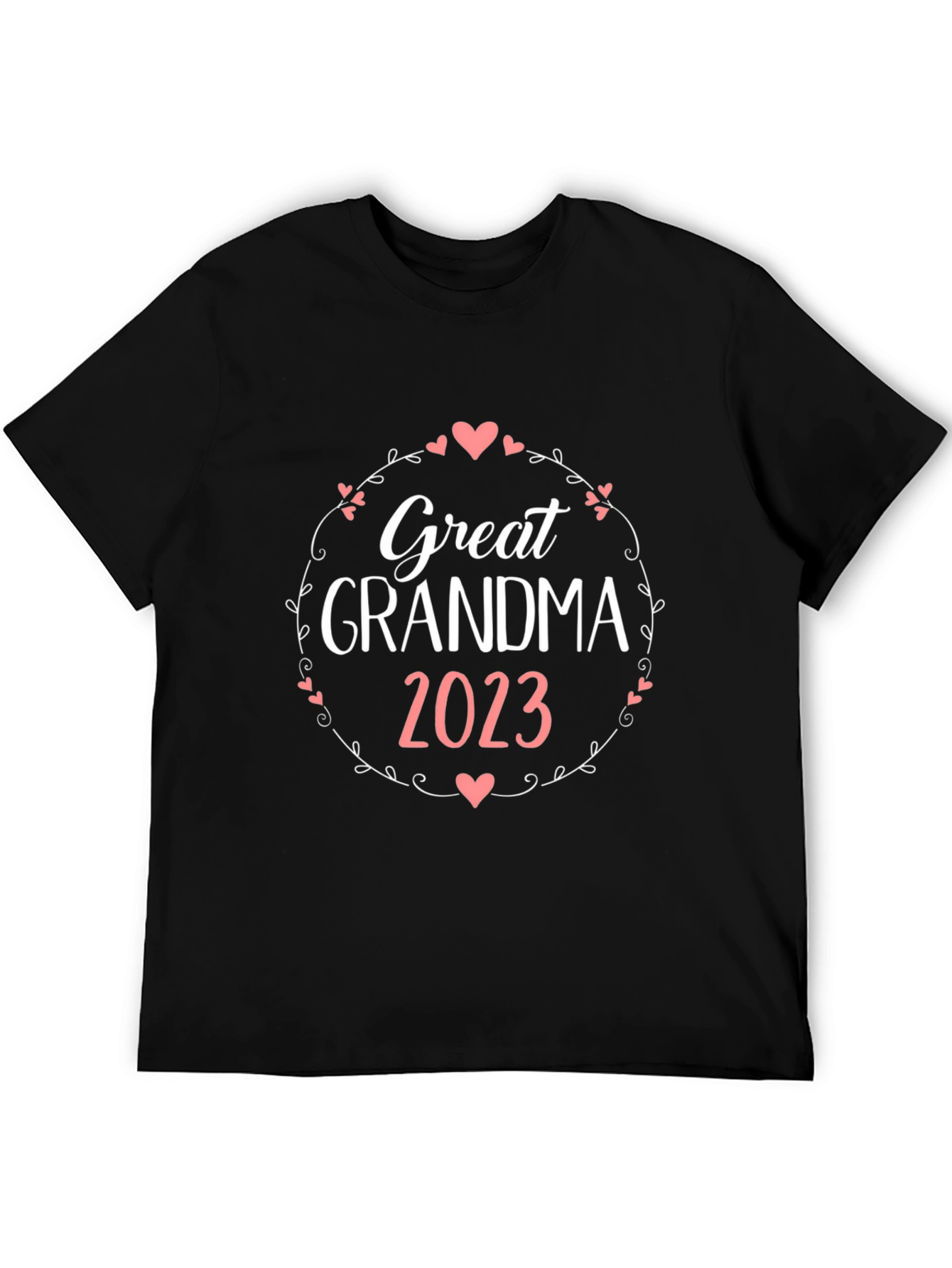 Great Grandma 2023 Black T-Shirt
