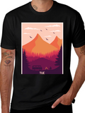 Outdoor Adventure Graphic Tee - Nature Camping Shirt