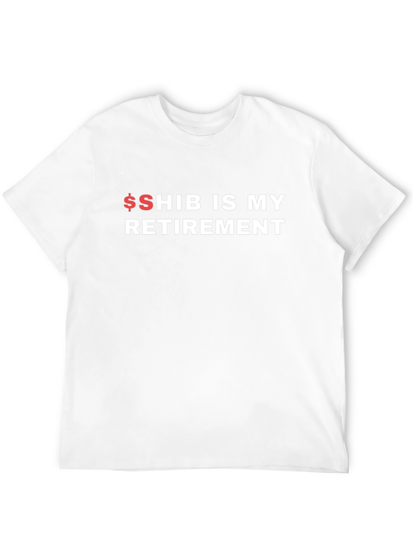 $SHIB IS MY RETIREMENT T-Shirt - Crypto Meme Tee