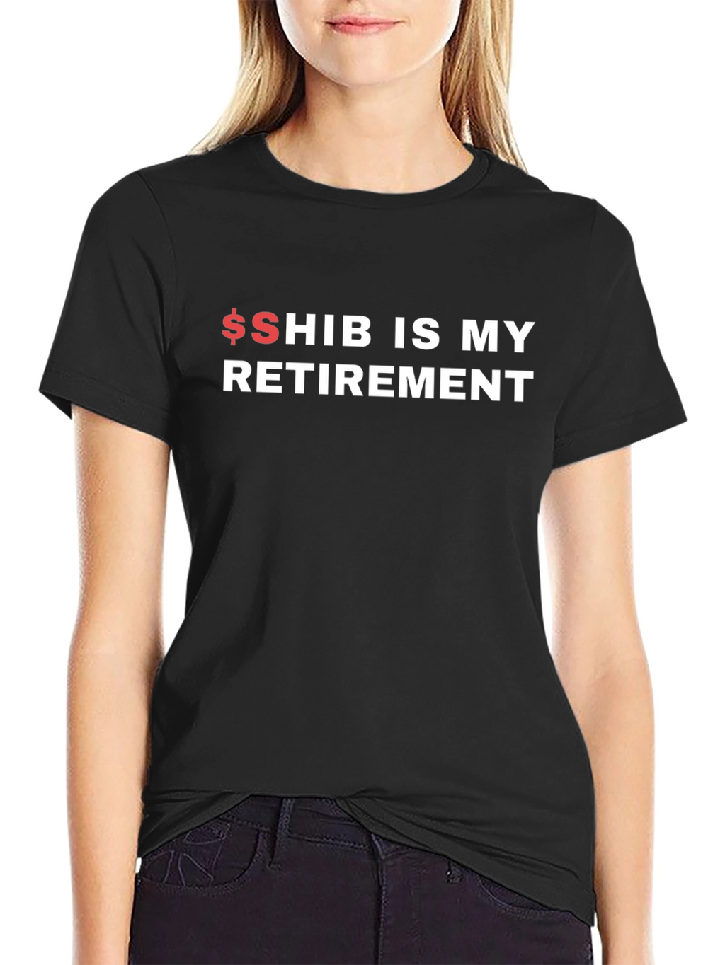 $SHIB IS MY RETIREMENT T-Shirt - Crypto Meme Tee