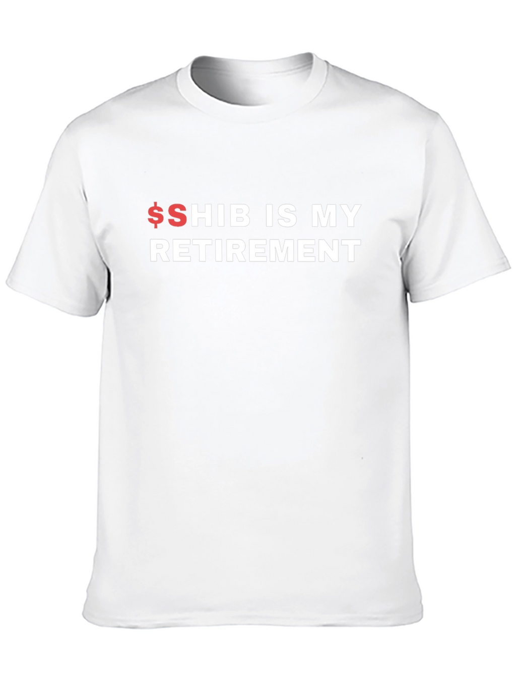 $SHIB IS MY RETIREMENT T-Shirt - Crypto Meme Tee
