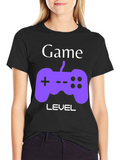 Game Level Black Graphic Tee