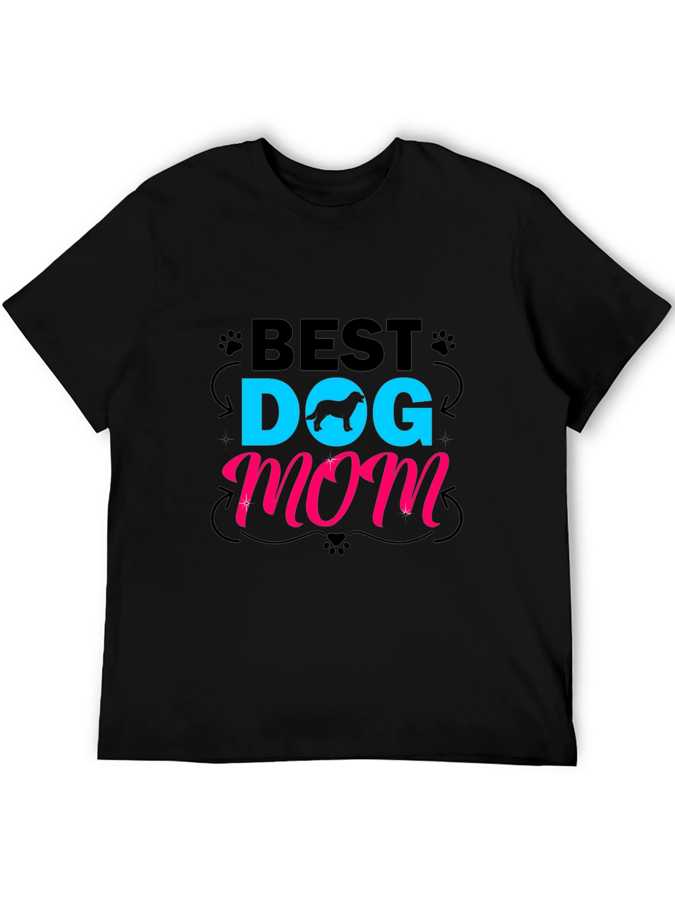 Best Dog Mom Graphic Tee - Cute Pet Lover Shirt