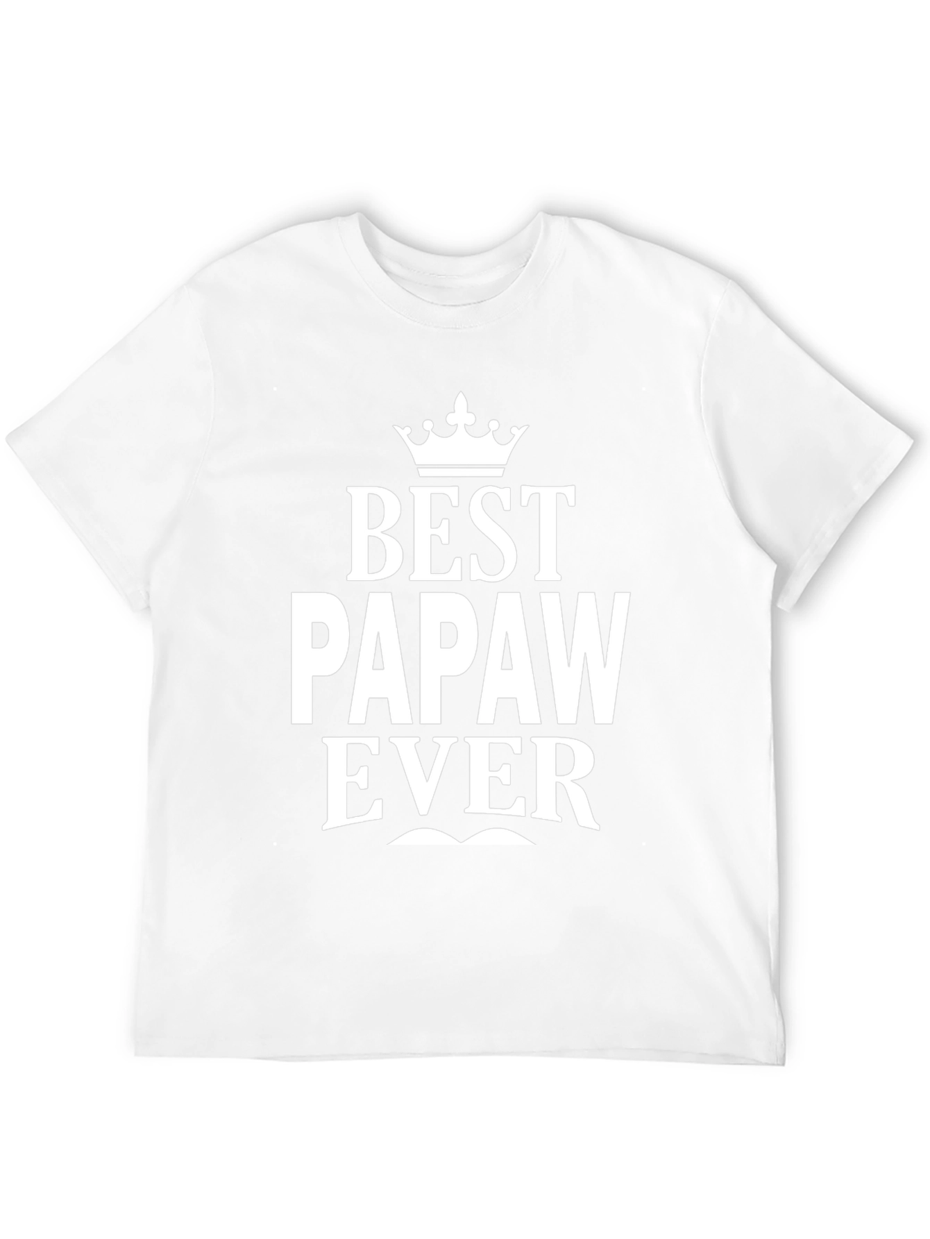 Best Papaw Ever Black Graphic T-Shirt
