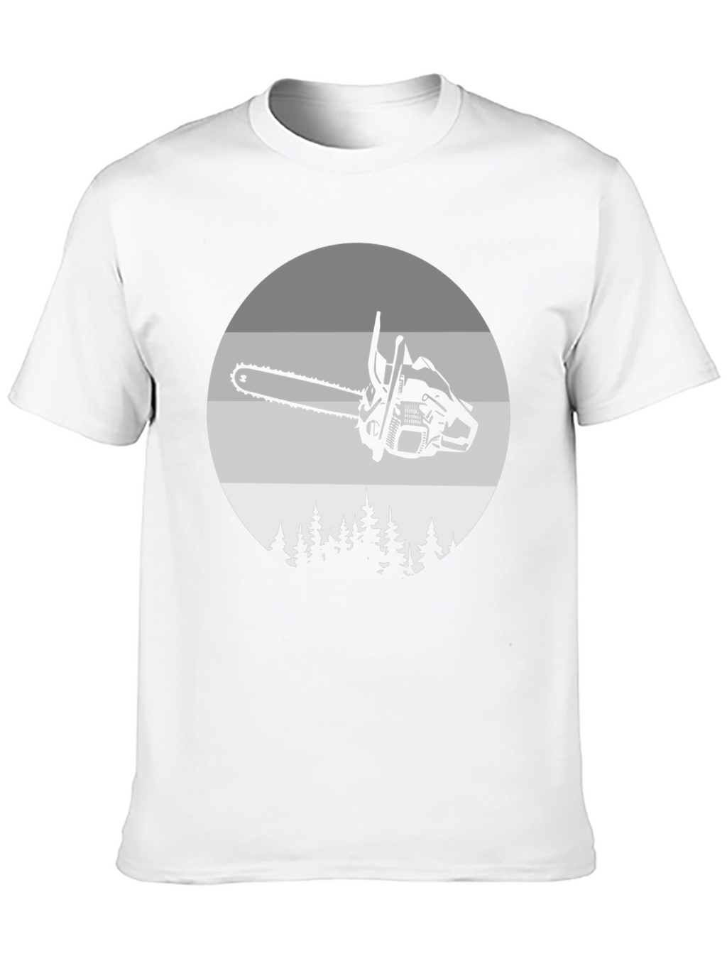 Chainsaw Forest T-Shirt - Unique Design