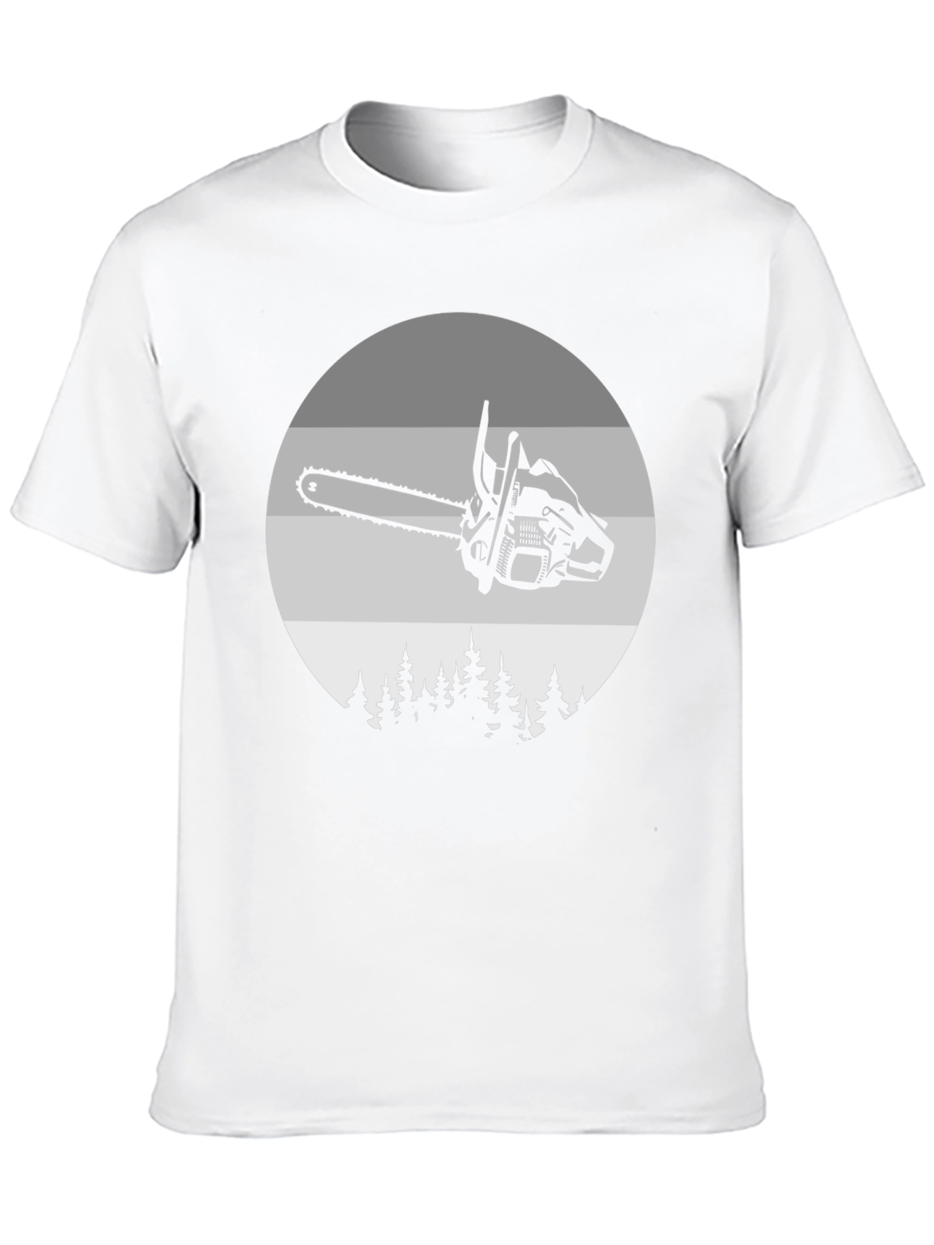 Chainsaw Forest T-Shirt - Unique Design
