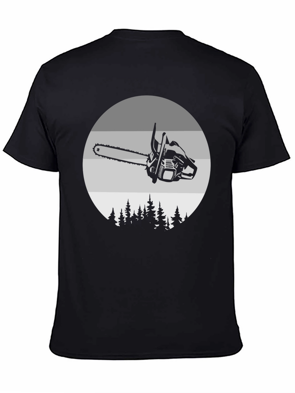 Chainsaw Forest T-Shirt - Unique Design